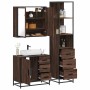 Set de muebles baño 3 pzas madera contrachapada roble marrón de , Muebles de baño - Ref: Foro24-3301139, Precio: 262,50 €, De...