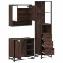 Set de muebles baño 3 pzas madera contrachapada roble marrón de , Muebles de baño - Ref: Foro24-3301179, Precio: 257,65 €, De...