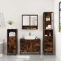 Set de muebles baño 3 pzas madera contrachapada roble ahumado de , Muebles de baño - Ref: Foro24-3301172, Precio: 277,49 €, D...
