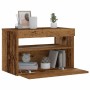 Mesilla de noche con luces LED madera vieja 60x35x40 cm de , Mesitas de noche - Ref: Foro24-3329175, Precio: 52,48 €, Descuen...