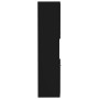 Armario de baño madera contrachapada negro 30x30x130 cm de vidaXL, Muebles de baño - Ref: Foro24-804998, Precio: 69,18 €, Des...