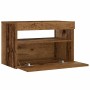 Mesilla de noche con luces LED madera vieja 60x35x40 cm de , Mesitas de noche - Ref: Foro24-3329175, Precio: 52,48 €, Descuen...