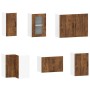 Mueble cocina Kalmar roble ahumado 11 pzas madera contrachapada de , Armarios de cocina - Ref: Foro24-3314946, Precio: 678,80...