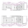 Mueble cocina Kalmar roble ahumado 11 pzas madera contrachapada de , Armarios de cocina - Ref: Foro24-3314946, Precio: 678,80...