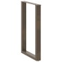 Patas de mesa centro forma U 2uds acero natural 60x(90-91) cm de , Patas para mesas - Ref: Foro24-4013227, Precio: 99,69 €, D...