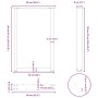 Patas de mesa centro forma U 2uds acero natural 60x(90-91) cm de , Patas para mesas - Ref: Foro24-4013227, Precio: 99,69 €, D...