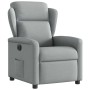 Sillón reclinable eléctrico tela gris claro de , Sillones - Ref: Foro24-3303114, Precio: 232,37 €, Descuento: %