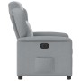 Sillón reclinable eléctrico tela gris claro de , Sillones - Ref: Foro24-3303114, Precio: 232,37 €, Descuento: %