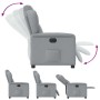 Sillón reclinable eléctrico tela gris claro de , Sillones - Ref: Foro24-3303114, Precio: 232,37 €, Descuento: %
