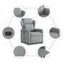 Sillón reclinable eléctrico tela gris claro de , Sillones - Ref: Foro24-3303114, Precio: 232,37 €, Descuento: %