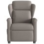 Sillón reclinable eléctrico tela gris taupé de , Sillones - Ref: Foro24-3303121, Precio: 252,27 €, Descuento: %