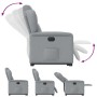 Sillón eléctrico reclinable elevable de tela gris claro de , Sillones - Ref: Foro24-3303154, Precio: 298,53 €, Descuento: %
