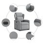 Sillón eléctrico reclinable elevable de tela gris claro de , Sillones - Ref: Foro24-3303154, Precio: 298,53 €, Descuento: %