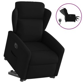 Sillón eléctrico reclinable elevable de tela negro de , Sillones - Ref: Foro24-3303156, Precio: 319,28 €, Descuento: %