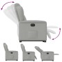 Sillón eléctrico reclinable elevable de tela gris nube de , Sillones - Ref: Foro24-3303163, Precio: 331,81 €, Descuento: %