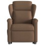 Sillón de masaje eléctrico reclinable elevable tela marrón de , Sillones - Ref: Foro24-3303168, Precio: 318,34 €, Descuento: %