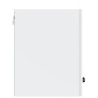Armario de pared de cocina Kalmar blanca de alto brillo de , Armarios de cocina - Ref: Foro24-853599, Precio: 65,18 €, Descue...
