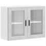 Armario de pared para cocina puerta cristal Porto gris hormigón de , Armarios de cocina - Ref: Foro24-854091, Precio: 88,57 €...