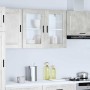 Armario de pared para cocina puerta cristal Porto gris hormigón de , Armarios de cocina - Ref: Foro24-854091, Precio: 88,57 €...
