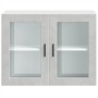 Armario de pared para cocina puerta cristal Porto gris hormigón de , Armarios de cocina - Ref: Foro24-854091, Precio: 88,57 €...