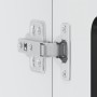 Armario pared cocina puerta de cristal Kalmar negra de , Armarios de cocina - Ref: Foro24-853668, Precio: 62,10 €, Descuento: %