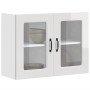Armario pared cocina puerta cristal Kalmar blanca alto brillo de , Armarios de cocina - Ref: Foro24-853609, Precio: 102,86 €,...