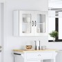 Armario pared cocina puerta cristal Kalmar blanca alto brillo de , Armarios de cocina - Ref: Foro24-853609, Precio: 102,86 €,...