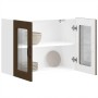 Armario pared cocina puerta de cristal Kalmar roble marrón de , Armarios de cocina - Ref: Foro24-853614, Precio: 90,48 €, Des...