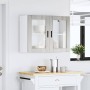 Armario de pared para cocina puerta cristal Porto gris sonoma de , Armarios de cocina - Ref: Foro24-854093, Precio: 90,58 €, ...