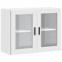 Armario de pared para cocina con puerta de cristal Porto blanco de , Armarios de cocina - Ref: Foro24-854087, Precio: 91,78 €...