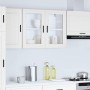 Armario de pared para cocina con puerta de cristal Porto blanco de , Armarios de cocina - Ref: Foro24-854087, Precio: 91,78 €...