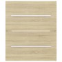 Armario para lavabo contrachapada color roble 41x38,5x48 cm de vidaXL, Muebles de baño - Ref: Foro24-804686, Precio: 40,51 €,...