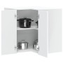 Mueble de cocina esquina pared Lucca madera ingeniería blanca de , Armarios de cocina - Ref: Foro24-853857, Precio: 84,69 €, ...