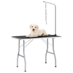 Mesa de aseo ajustable para perros con 1 lazo de vidaXL, Productos de higiene para mascotas - Ref: Foro24-171065, Precio: 113...