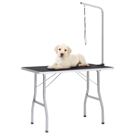 Mesa de aseo ajustable para perros con 1 lazo de vidaXL, Productos de higiene para mascotas - Ref: Foro24-171065, Precio: 113...