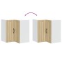 Mueble cocina esquina pared Lucca roble sonoma de , Armarios de cocina - Ref: Foro24-853860, Precio: 84,69 €, Descuento: %