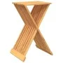 Taburete plegable madera maciza de teca 40x32,5x70 cm de vidaXL, Taburetes y sillas plegables - Ref: Foro24-316164, Precio: 7...