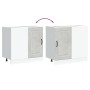 Mueble bajo de cocina Kalmar madera de ingeniería gris hormigón de , Armarios de cocina - Ref: Foro24-854322, Precio: 80,16 €...