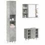Set muebles de baño 2 piezas madera contrachapada gris hormigón de , Muebles de baño - Ref: Foro24-3324855, Precio: 174,08 €,...