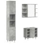 Set muebles de baño 2 piezas madera contrachapada gris hormigón de , Muebles de baño - Ref: Foro24-3324855, Precio: 174,08 €,...