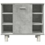 Set muebles de baño 2 piezas madera contrachapada gris hormigón de , Muebles de baño - Ref: Foro24-3324855, Precio: 174,08 €,...