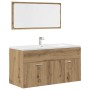 Juego de muebles baño 3 piezas madera ingeniería roble artisan de , Muebles de baño - Ref: Foro24-3328592, Precio: 164,14 €, ...