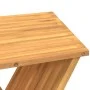 Folding stool solid teak wood 40x32.5x70 cm by vidaXL, Folding stools and chairs - Ref: Foro24-316164, Price: 77,68 €, Discou...