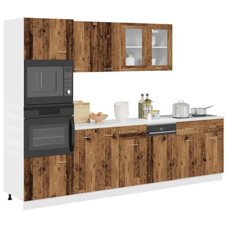 Mueble de cocina 7 piezas madera contrachapada madera vieja de , Armarios de cocina - Ref: Foro24-3328571, Precio: 563,45 €, ...