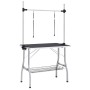 Mesa de aseo para perros ajustable con 2 lazos y cesta de vidaXL, Productos de higiene para mascotas - Ref: Foro24-171069, Pr...
