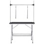 Mesa de aseo para perros ajustable con 2 lazos y cesta de vidaXL, Productos de higiene para mascotas - Ref: Foro24-171069, Pr...