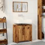 Mueble de baño con espejo de madera antigua madera ingeniería de , Muebles de baño - Ref: Foro24-856042, Precio: 75,55 €, Des...