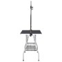 Mesa de aseo para perros ajustable con 2 lazos y cesta de vidaXL, Productos de higiene para mascotas - Ref: Foro24-171069, Pr...