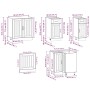 Mueble de cocina Lucca negra 11 piezas madera contrachapada de , Armarios de cocina - Ref: Foro24-3314952, Precio: 683,15 €, ...