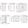 Mueble de cocina Lucca negra 11 piezas madera contrachapada de , Armarios de cocina - Ref: Foro24-3314952, Precio: 683,15 €, ...